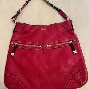 Fabulous Vintage Red Leather Gucci bag in great condition!!